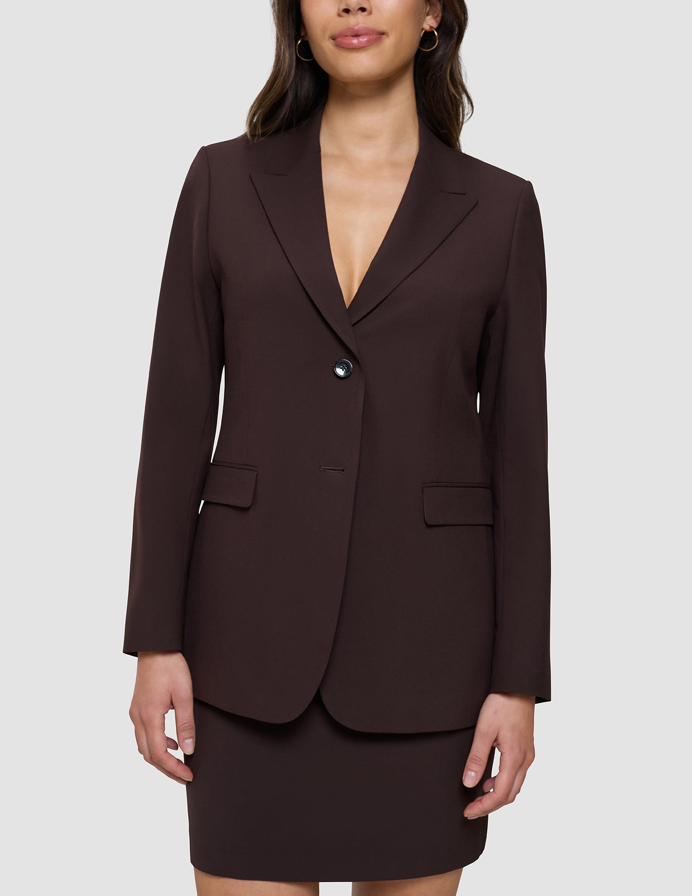 Women's Essential Blazer Espresso